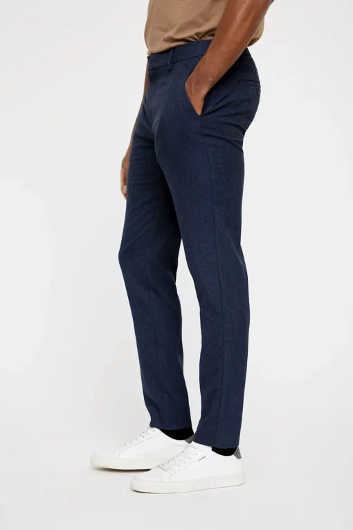 Plain business pantalon 30878 Blauw Clearance
