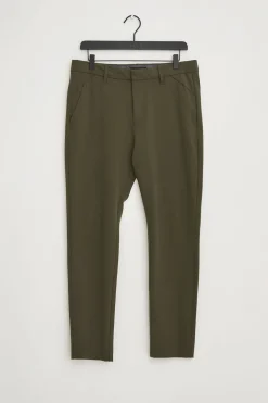 Plain business pantalon Slim Fit 30419 Groen Outlet