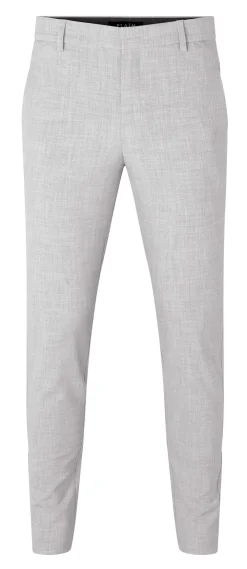 Plain business pantalon Slim Fit 30658 Licht Grijs Discount