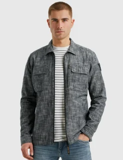 PME Legend casual overhemd PSI2502228 Licht Blauw New