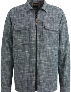 PME Legend casual overhemd PSI2502228 Licht Blauw New