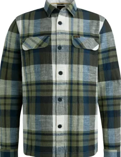 PME Legend casual overhemd PSI2502210 Licht Groen Fashion