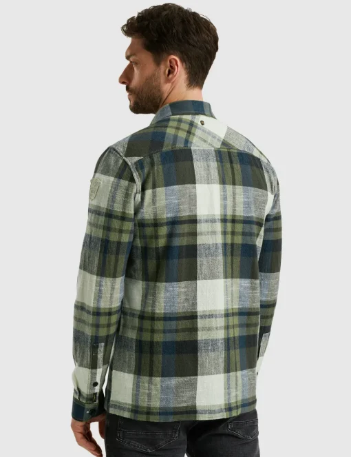 PME Legend casual overhemd PSI2502210 Licht Groen Fashion