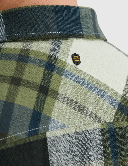 PME Legend casual overhemd PSI2502210 Licht Groen Fashion