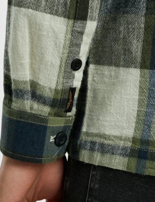 PME Legend casual overhemd PSI2502210 Licht Groen Fashion
