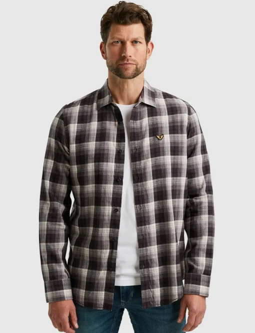 PME Legend casual overhemd PSI2410200 Groen Clearance