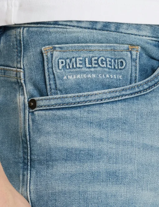 PME Legend denim short PSH165 Zwart Outlet