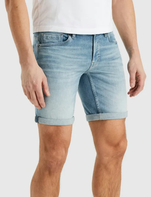 PME Legend denim short PSH165 Zwart Outlet