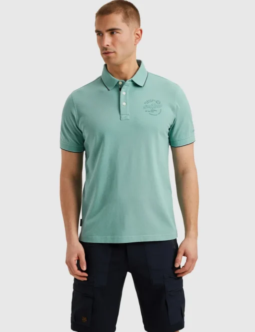 PME Legend polo's PPSS2504867 Licht Blauw Sale