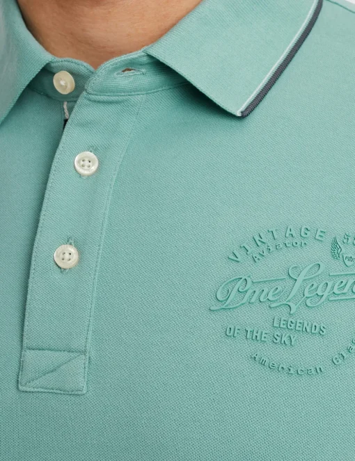 PME Legend polo's PPSS2504867 Licht Blauw Sale