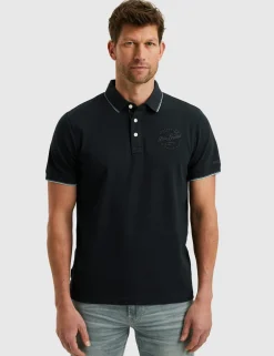 PME Legend polo's PPSS2504867 Donker Blauw Clearance