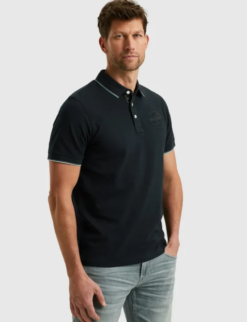 PME Legend polo's PPSS2504867 Donker Blauw Clearance