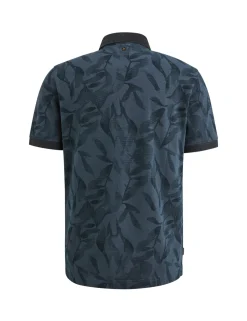 PME Legend polo's PPSS2504851 Donker Blauw Discount