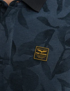 PME Legend polo's PPSS2504851 Donker Blauw Discount