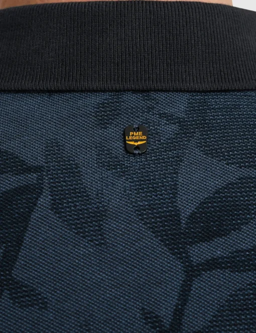 PME Legend polo's PPSS2504851 Donker Blauw Discount