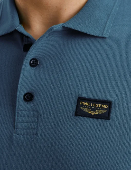 PME Legend polo's PPSS2502899 Blauw Discount