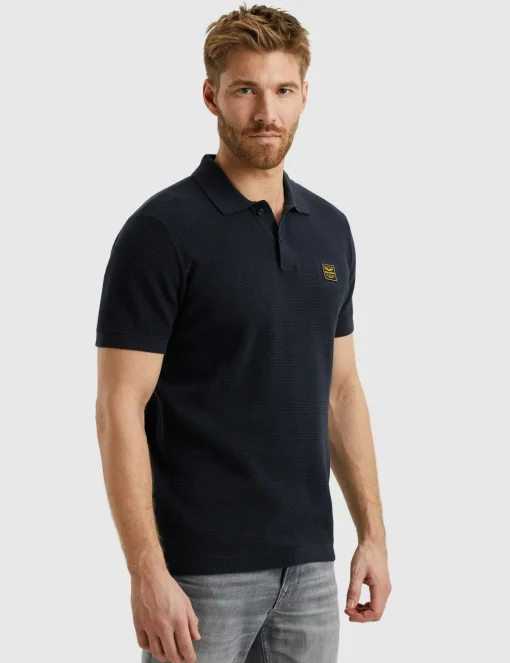 PME Legend polo's PPSS2502853 Donker Blauw Sale