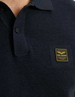 PME Legend polo's PPSS2502853 Donker Blauw Sale