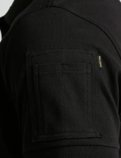 PME Legend polo's Regular Fit PPSS0000861 Zwart Outlet