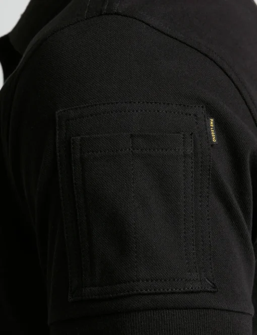 PME Legend polo's Regular Fit PPSS0000861 Zwart Outlet