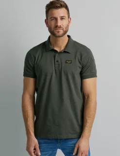 PME Legend polo's Regular Fit PPSS0000861 Groen Outlet