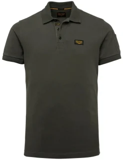 PME Legend polo's Regular Fit PPSS0000861 Groen Outlet