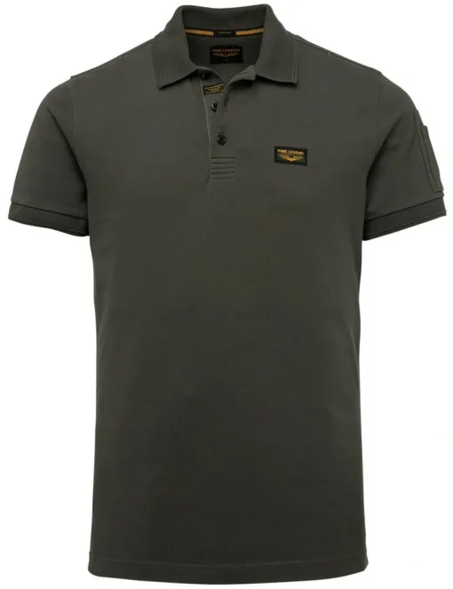 PME Legend polo's Regular Fit PPSS0000861 Groen Outlet