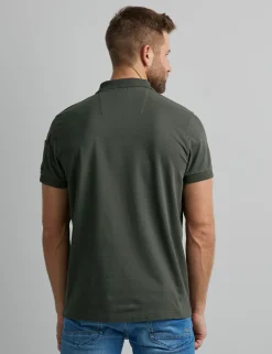 PME Legend polo's Regular Fit PPSS0000861 Groen Outlet