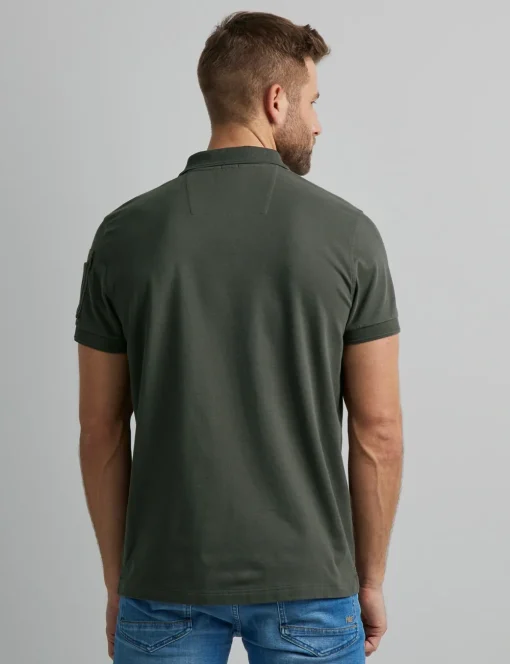 PME Legend polo's Regular Fit PPSS0000861 Groen Outlet