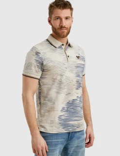 PME Legend polo's Tailored Fit PPSS2406893 Ecru Clearance