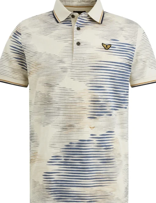 PME Legend polo's Tailored Fit PPSS2406893 Ecru Clearance