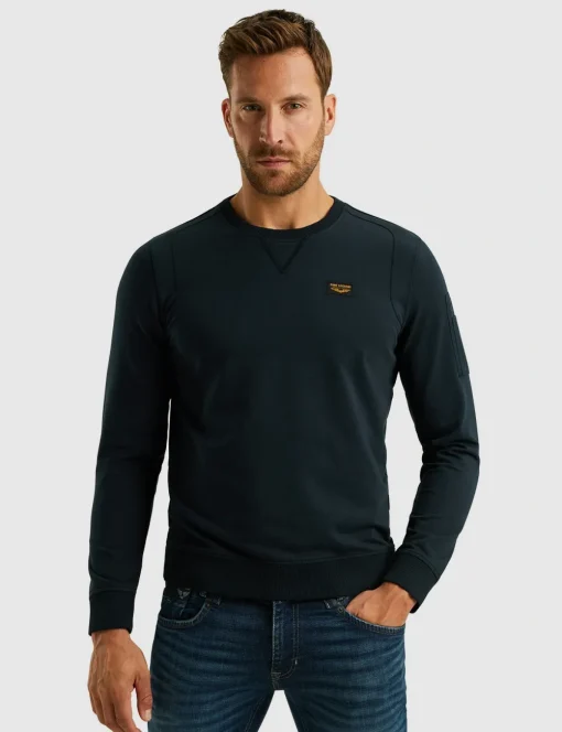 PME Legend sweater Regular Fit PLS0000431 Donker Blauw Online