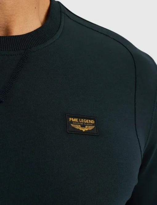 PME Legend sweater Regular Fit PLS0000431 Donker Blauw Online