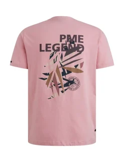 PME Legend t-shirts PTSS2505571 Zacht roze Fashion