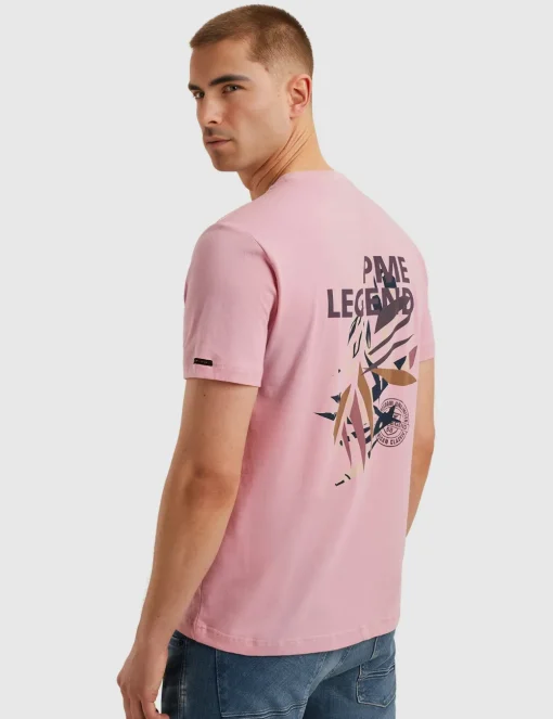 PME Legend t-shirts PTSS2505571 Zacht roze Fashion