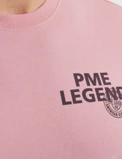 PME Legend t-shirts PTSS2505571 Zacht roze Fashion
