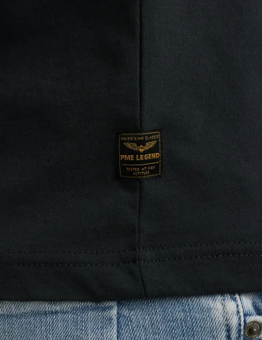 PME Legend t-shirts PTSS2505572 Donker Blauw Discount