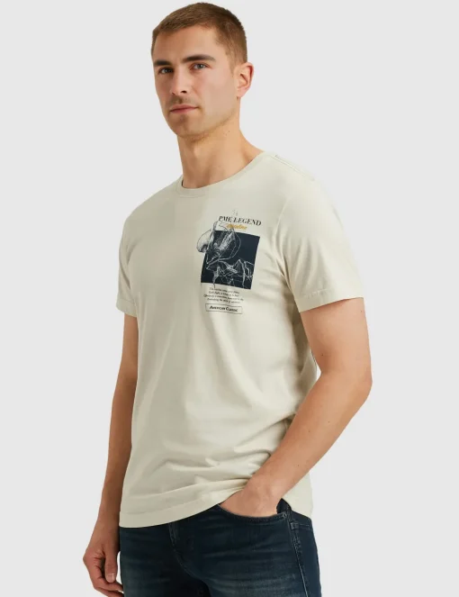 PME Legend t-shirts PTSS2506577 Offwhite Hot