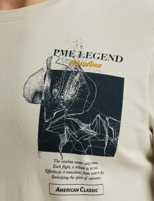 PME Legend t-shirts PTSS2506577 Offwhite Hot