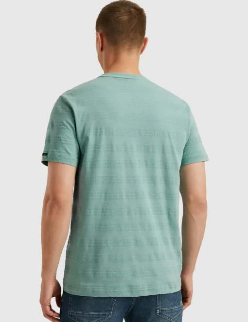 PME Legend t-shirts PTSS2505573 Licht Blauw New