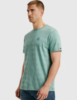 PME Legend t-shirts PTSS2505573 Licht Blauw New