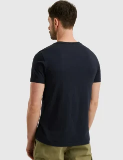 PME Legend t-shirts PTSS2504596 Donker Blauw Best