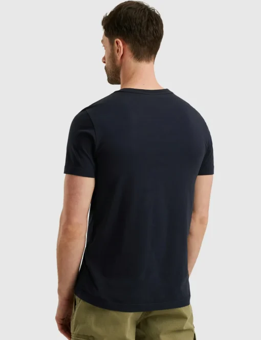 PME Legend t-shirts PTSS2504596 Donker Blauw Best