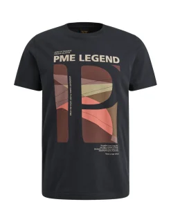 PME Legend t-shirts PTSS2504583 Licht Blauw Clearance