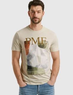 PME Legend t-shirts PTSS2504587 Khaky beige Online