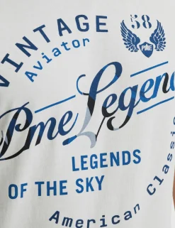 PME Legend t-shirts PTSS2504596 Wit Clearance