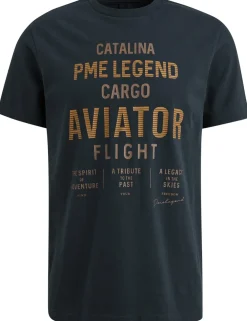 PME Legend t-shirts PTSS2503564 Licht Blauw Hot
