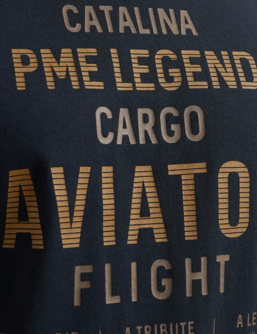 PME Legend t-shirts PTSS2503564 Licht Blauw Hot