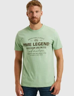 PME Legend t-shirts PTSS2411531 Licht Groen Sale