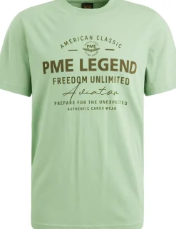 PME Legend t-shirts PTSS2411531 Licht Groen Sale